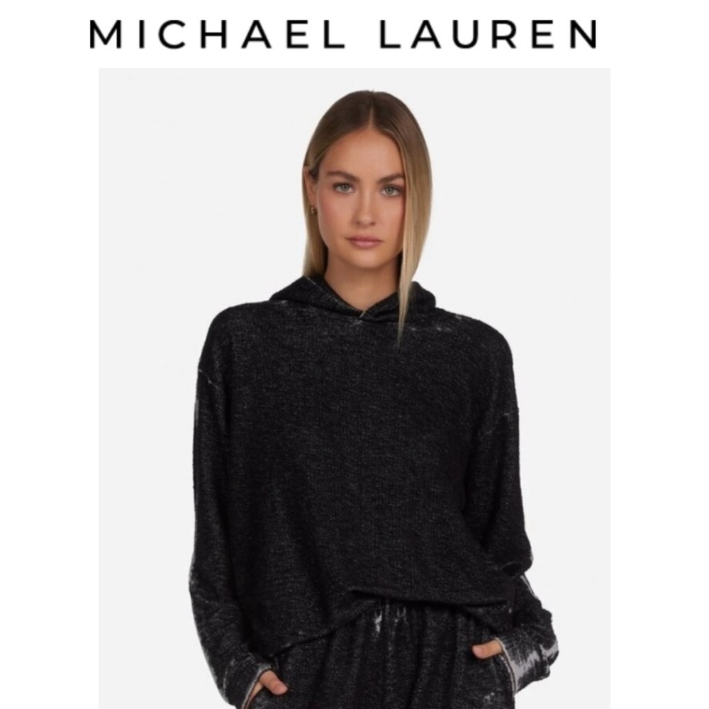 NWT MICHAEL LAUREN Tyrese Black Hoodie in Sz M